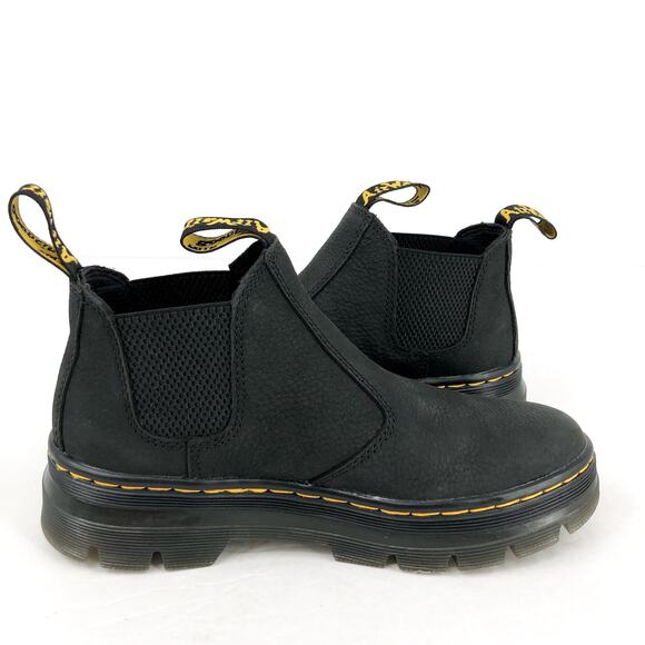 Dr. Martens Womens Work Hardie II Chelsea Boots US 6 M EU 37 Black Leather NIB - Picture 4 of 12